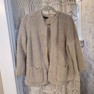 Eileen Fisher L Boucle Crop Cardigan